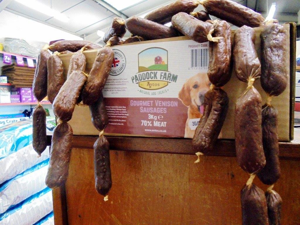 Venison sausage dog treats